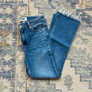 Paige claudine raw hem high waist ankle size 26